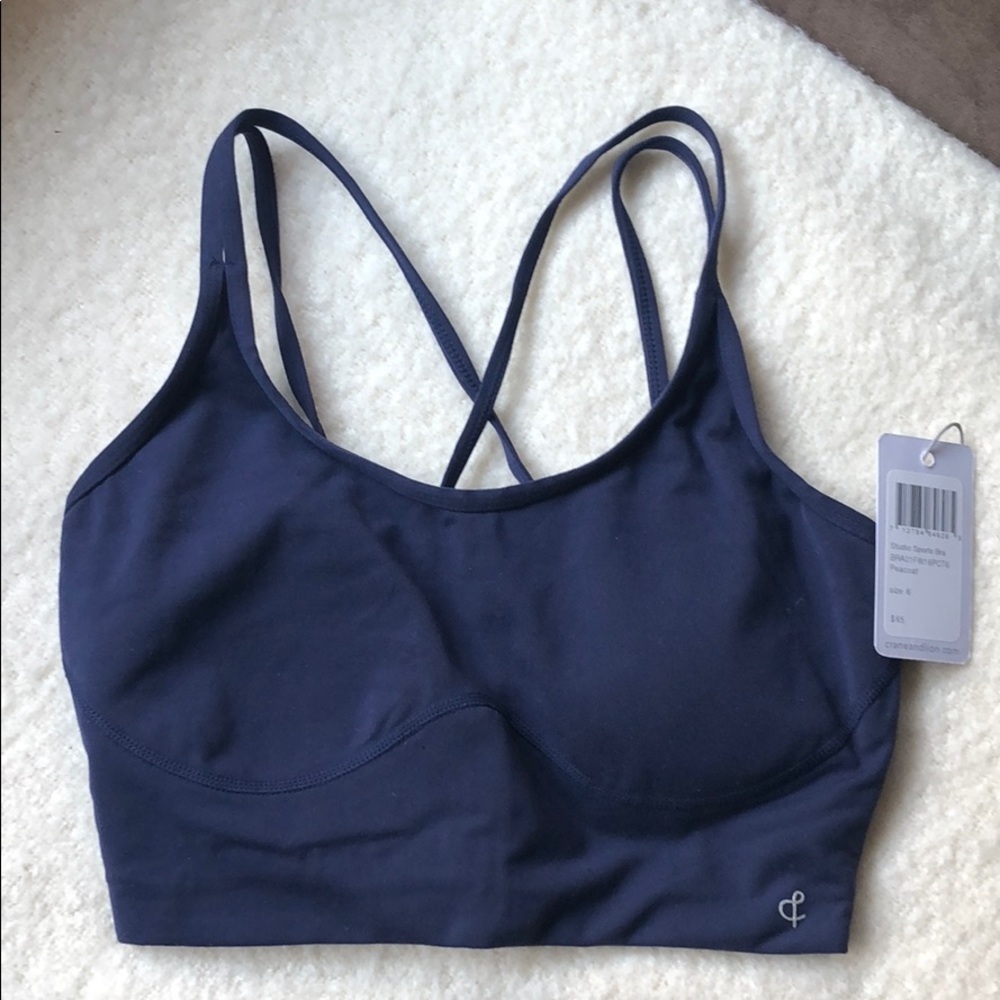 Crane & lion sports bra